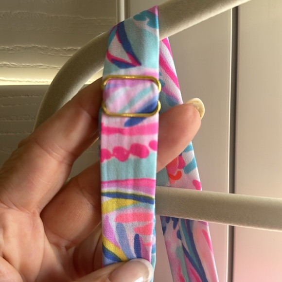 NWT Lilly Pulitzer maxi dress. Gold adjustable strap hardware stunning . - Picture 6 of 8